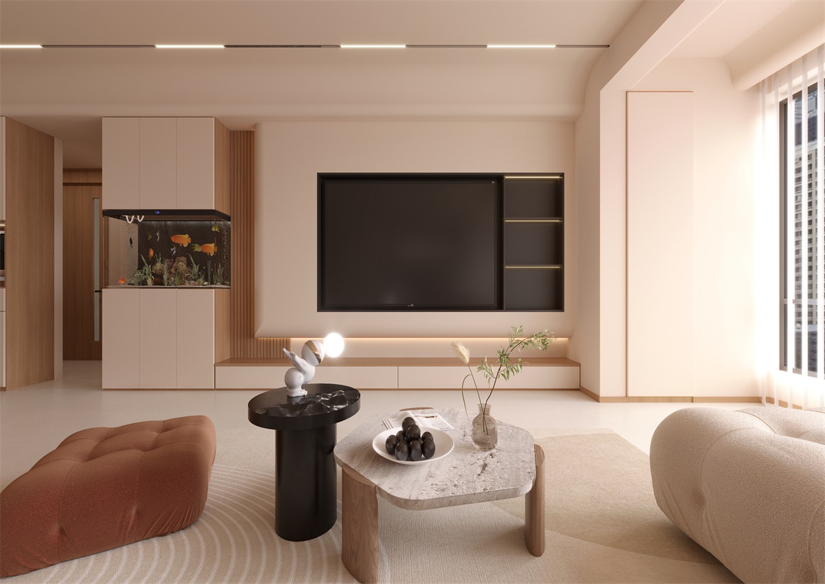 中海九樾143㎡ | 原木奶油風的家，越看越愛！