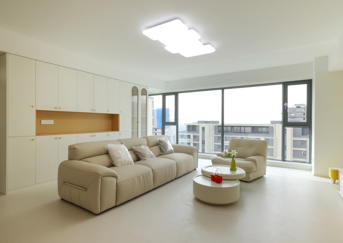 實(shí)景 | 萬(wàn)錦公館143㎡奶油風(fēng)，藏進(jìn)角落里的寫意自然，讓焦慮瞬間清零！