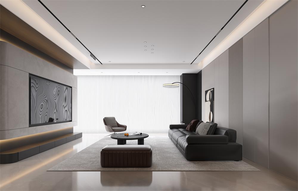 中海華樾133㎡ | 看不膩的「黑白極簡」王炸組合！高級感原地封神！