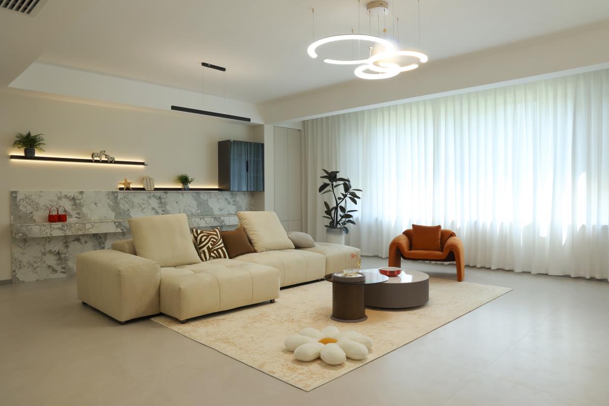 實景 | 這屆年輕人究竟有多會??？131㎡現(xiàn)代風(fēng)婚房，審美+功能雙雙在線！