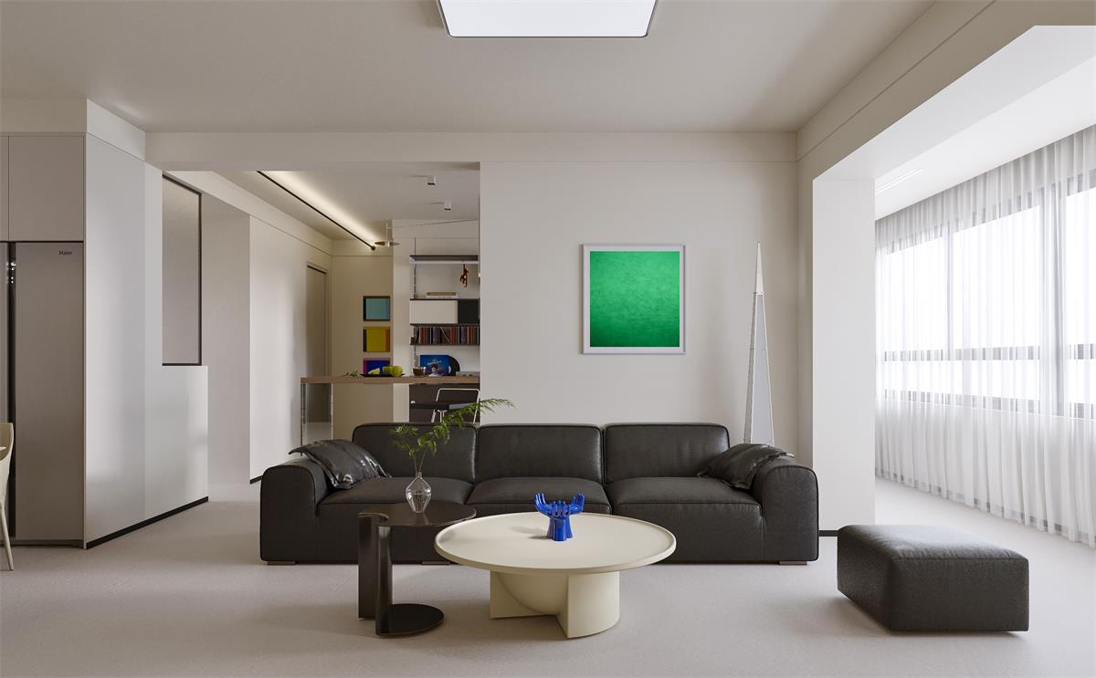 金地自在城 | 零零后獨居109㎡極簡家，全開放設計驚艷到我了！換你也上癮~