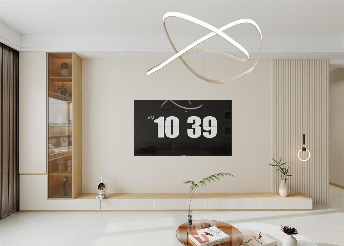 魯銀瀧璽126㎡ | 溫柔感溢出屏幕！『簡約+奶油』看一百遍也不膩