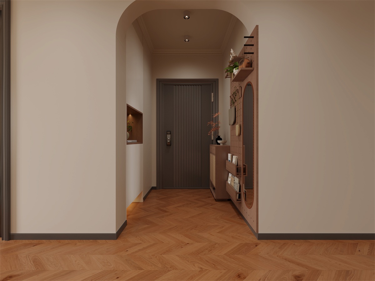 閱海萬(wàn)家110㎡ | 奇葩戶型爆改中古風(fēng)治愈美家！推門第一眼就驚艷！