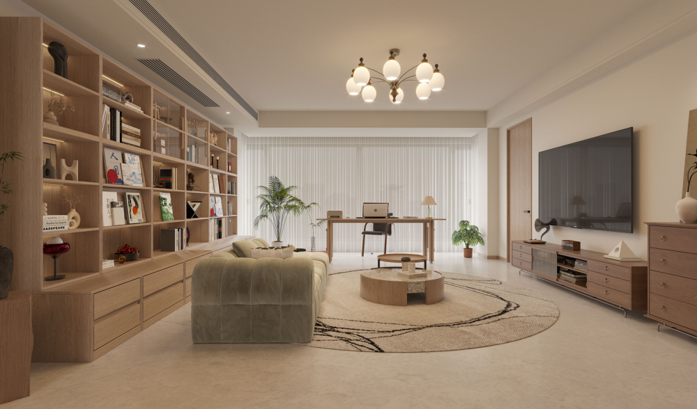 舊房改造 | 住進知識分子味的松弛原木家，170平“高智感”百看不厭！